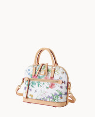 Botanical Small Domed Zip Satchel