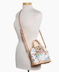 Botanical Small Domed Zip Satchel