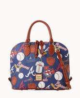 MLB Braves Zip Zip Satchel