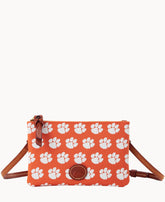 Collegiate Clemson University Top Zip Crossbody