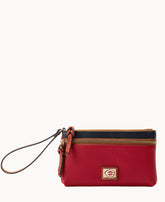 MLB Reds Double Zip Wristlet