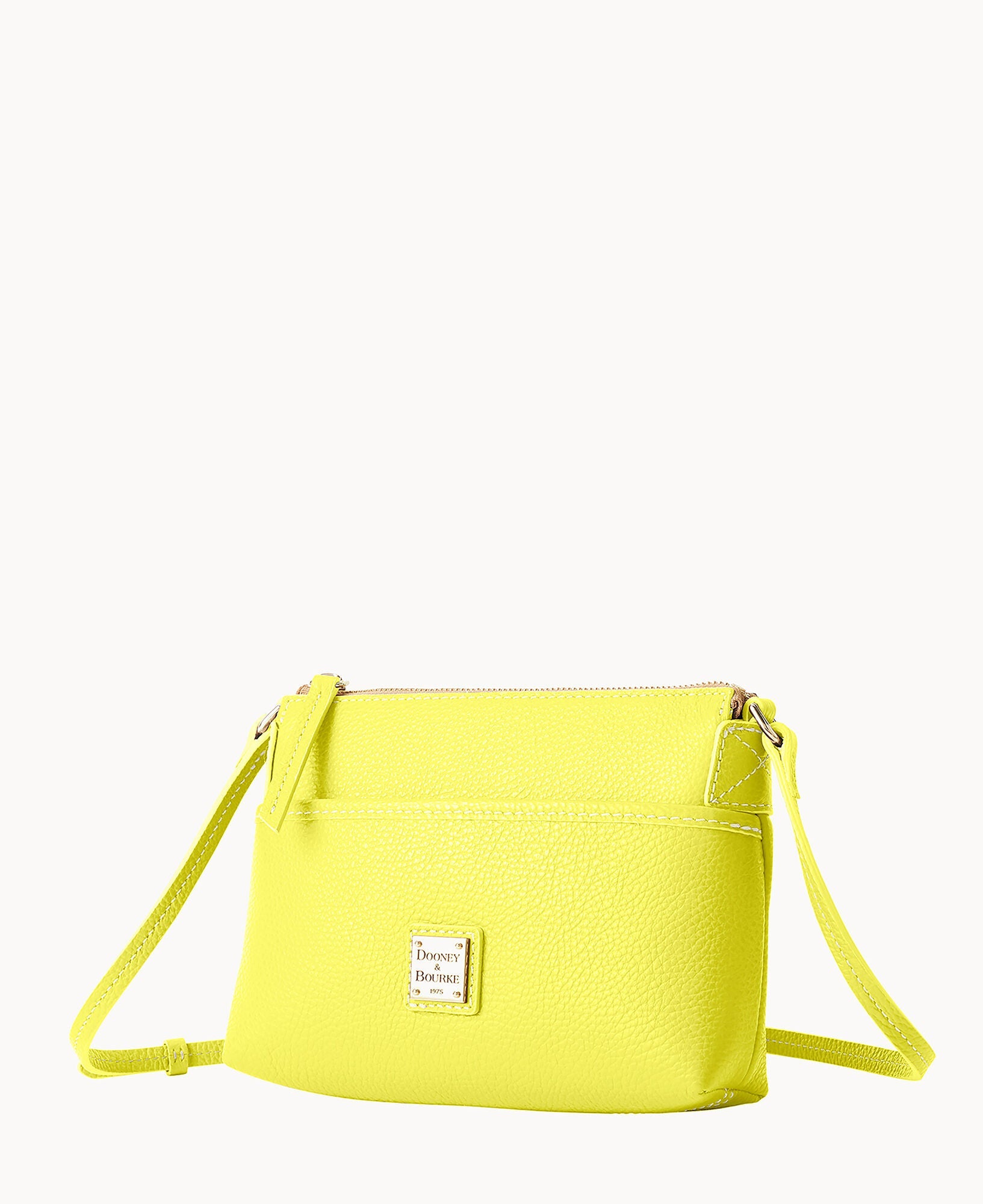 Lucca Leather Ginger Crossbody