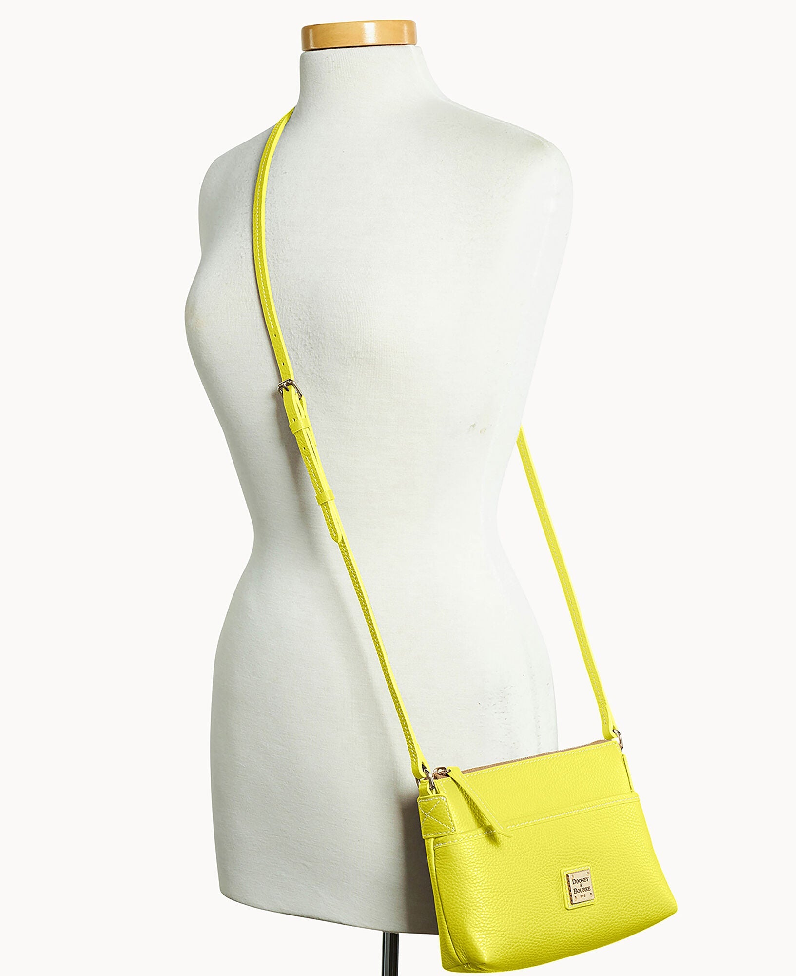 Lucca Leather Ginger Crossbody