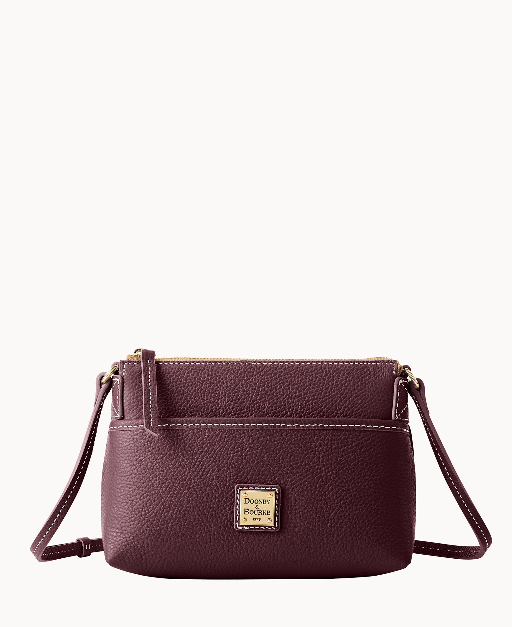 Lucca Leather Ginger Crossbody
