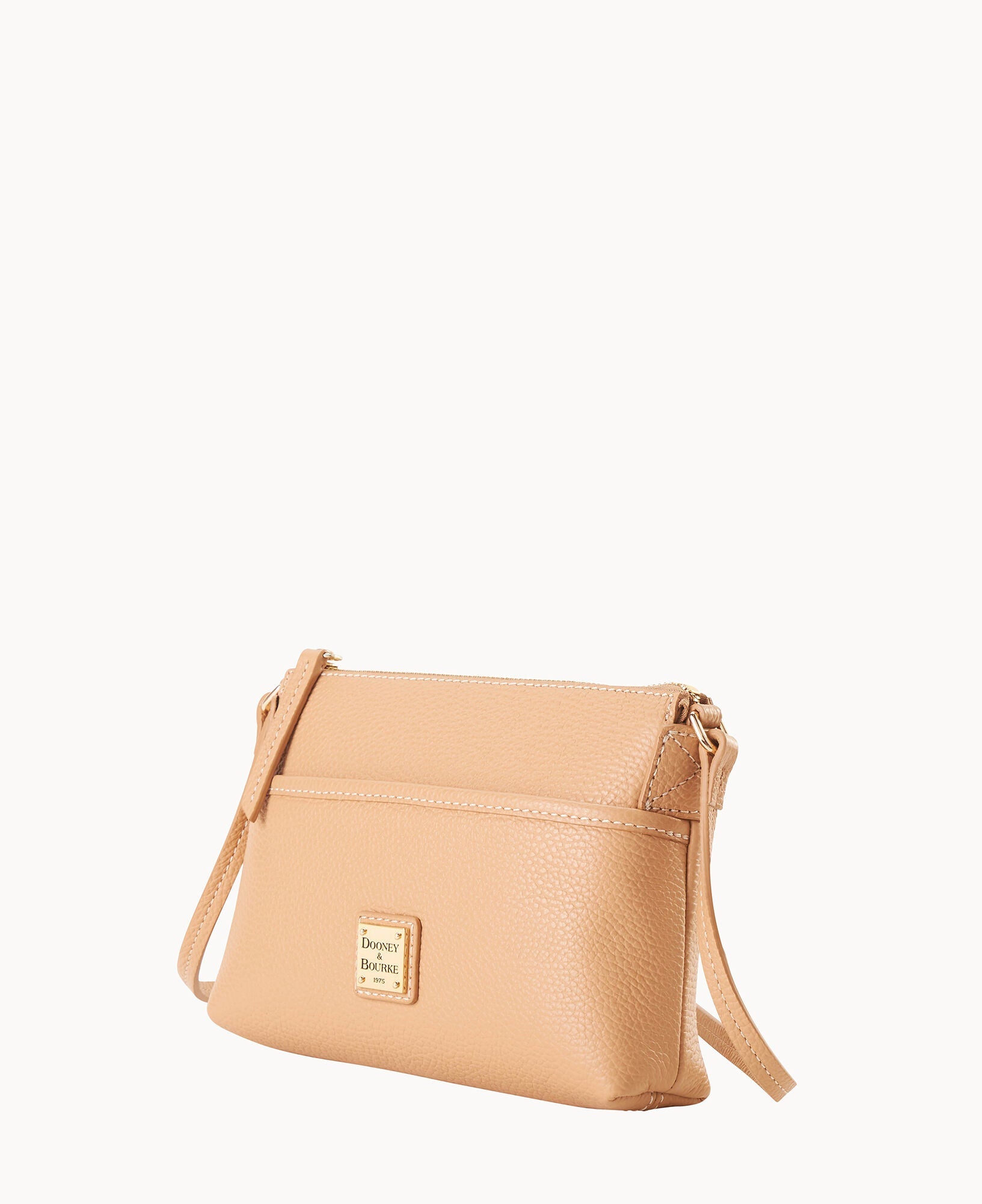 Lucca Leather Ginger Crossbody