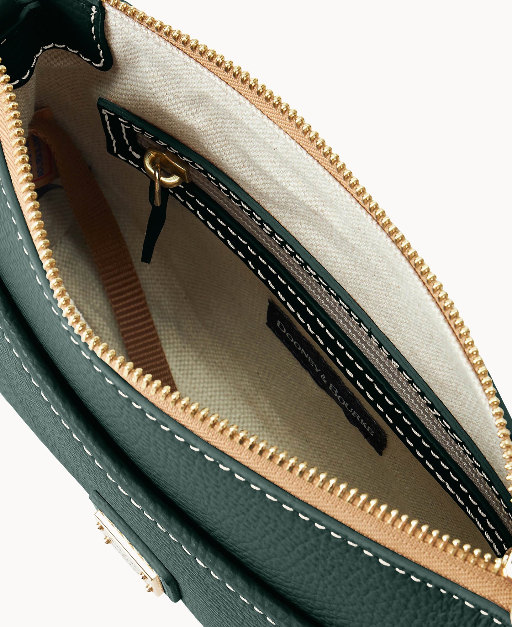Lucca Leather Ginger Crossbody