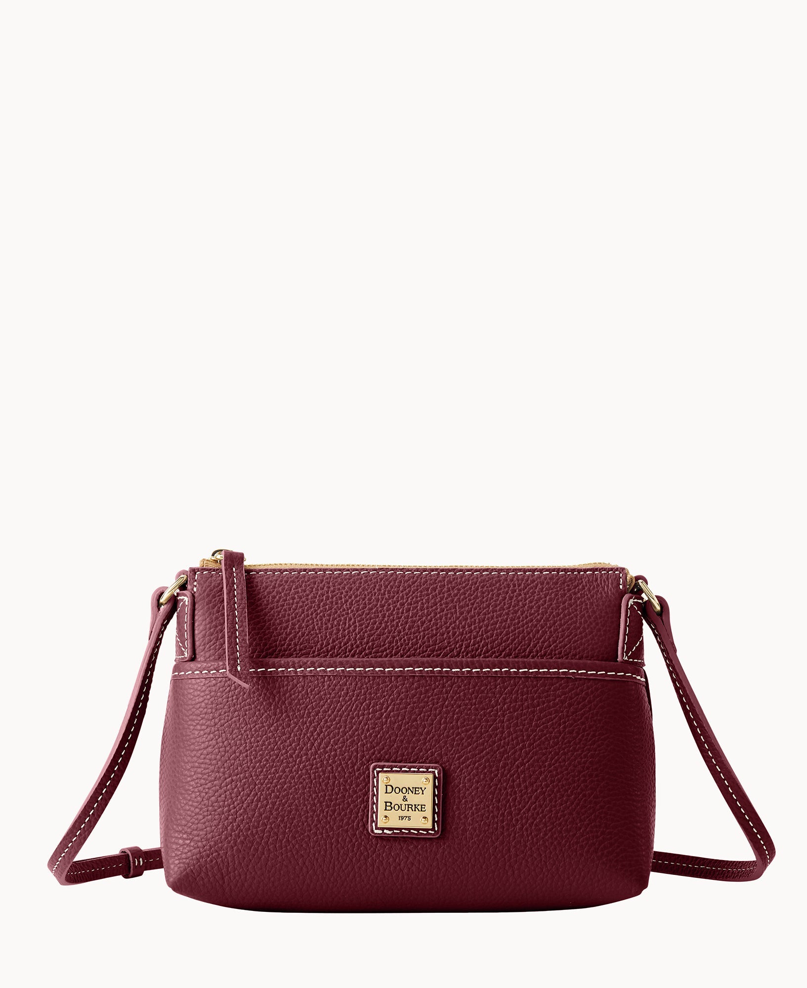 Lucca Leather Ginger Crossbody