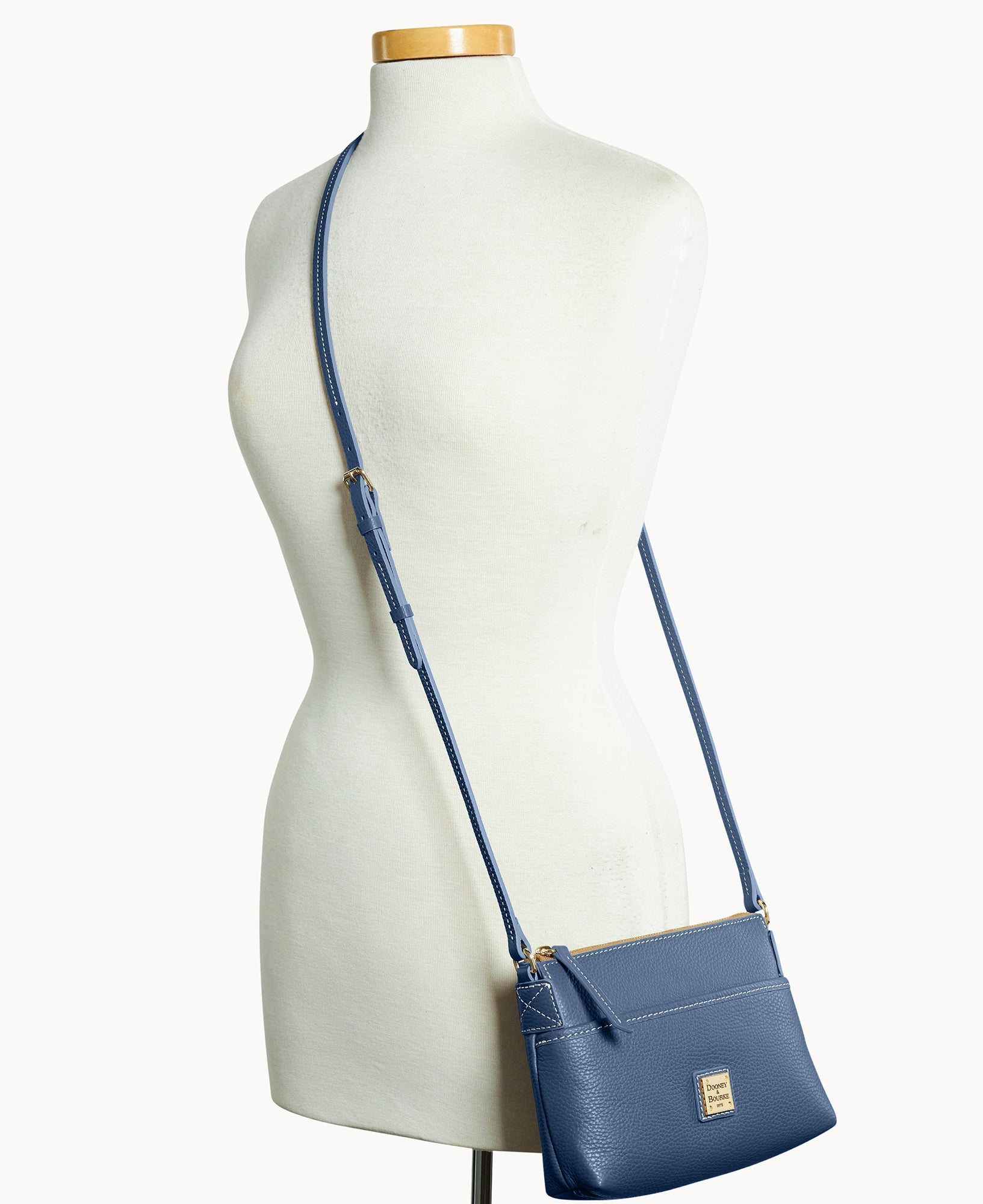 Lucca Leather Ginger Crossbody