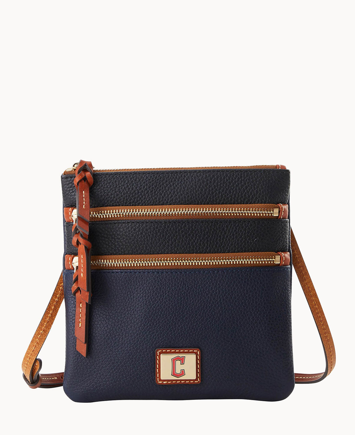 MLB Guardians Triple Zip Crossbody