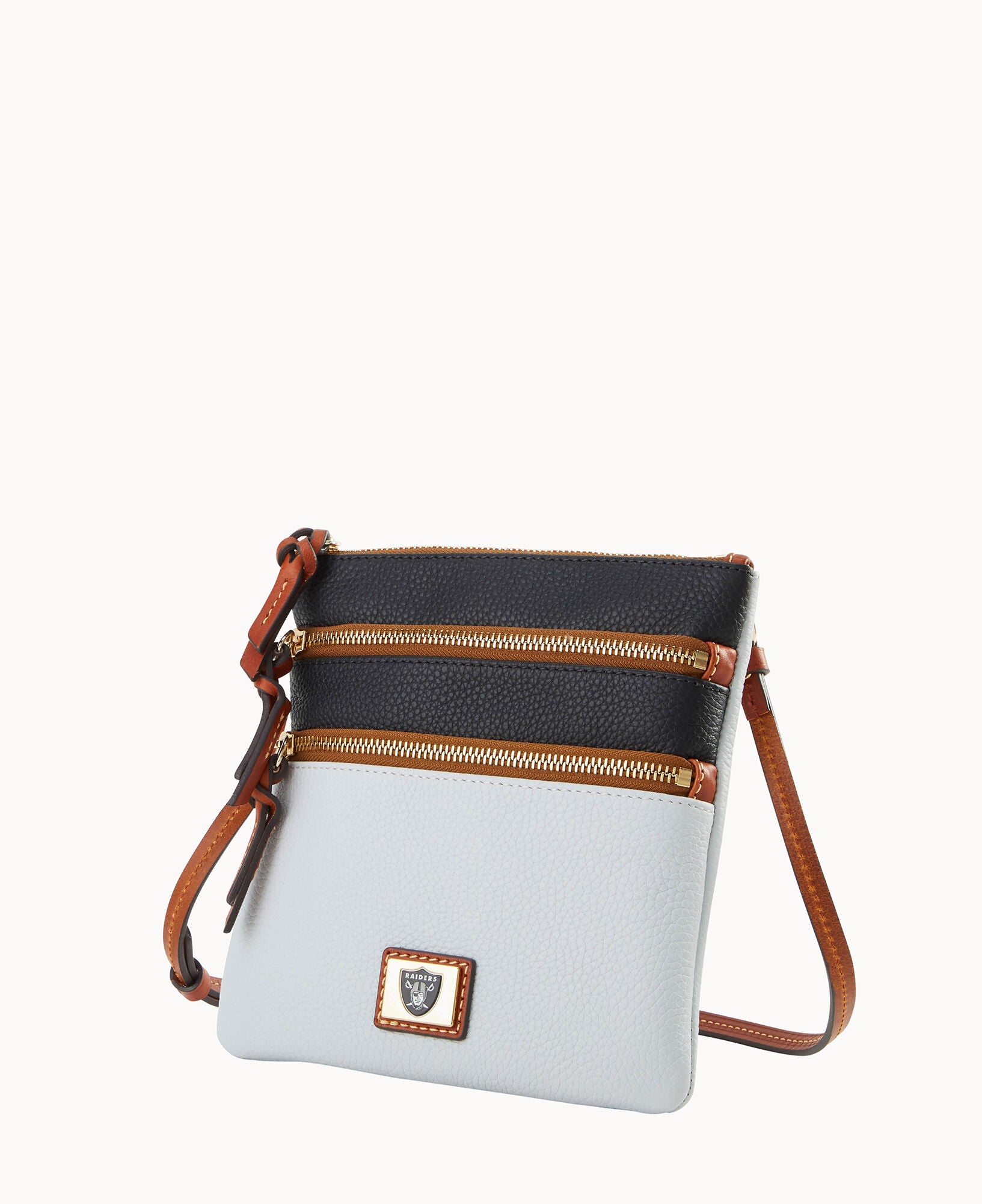 NFL Raiders Triple Zip Crossbody