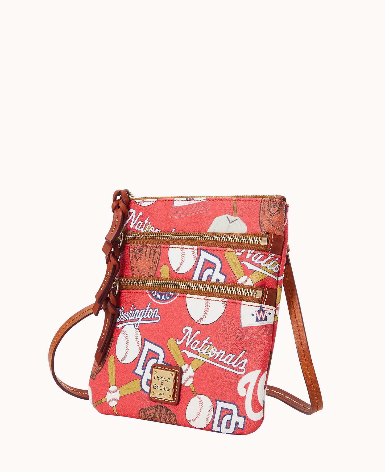 MLB Nationals Triple Zip Crossbody