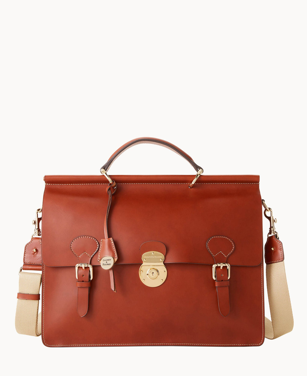 Alto Double Gusset Buckle Briefcase