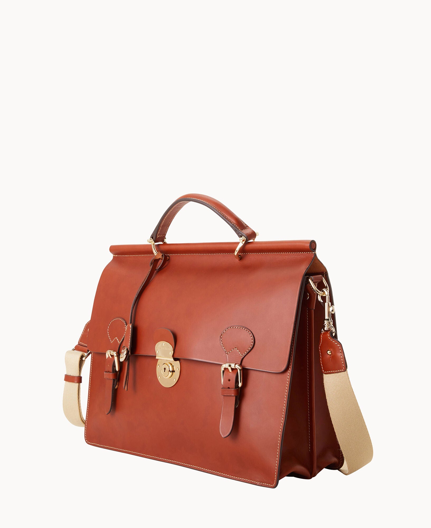 Alto Double Gusset Buckle Briefcase
