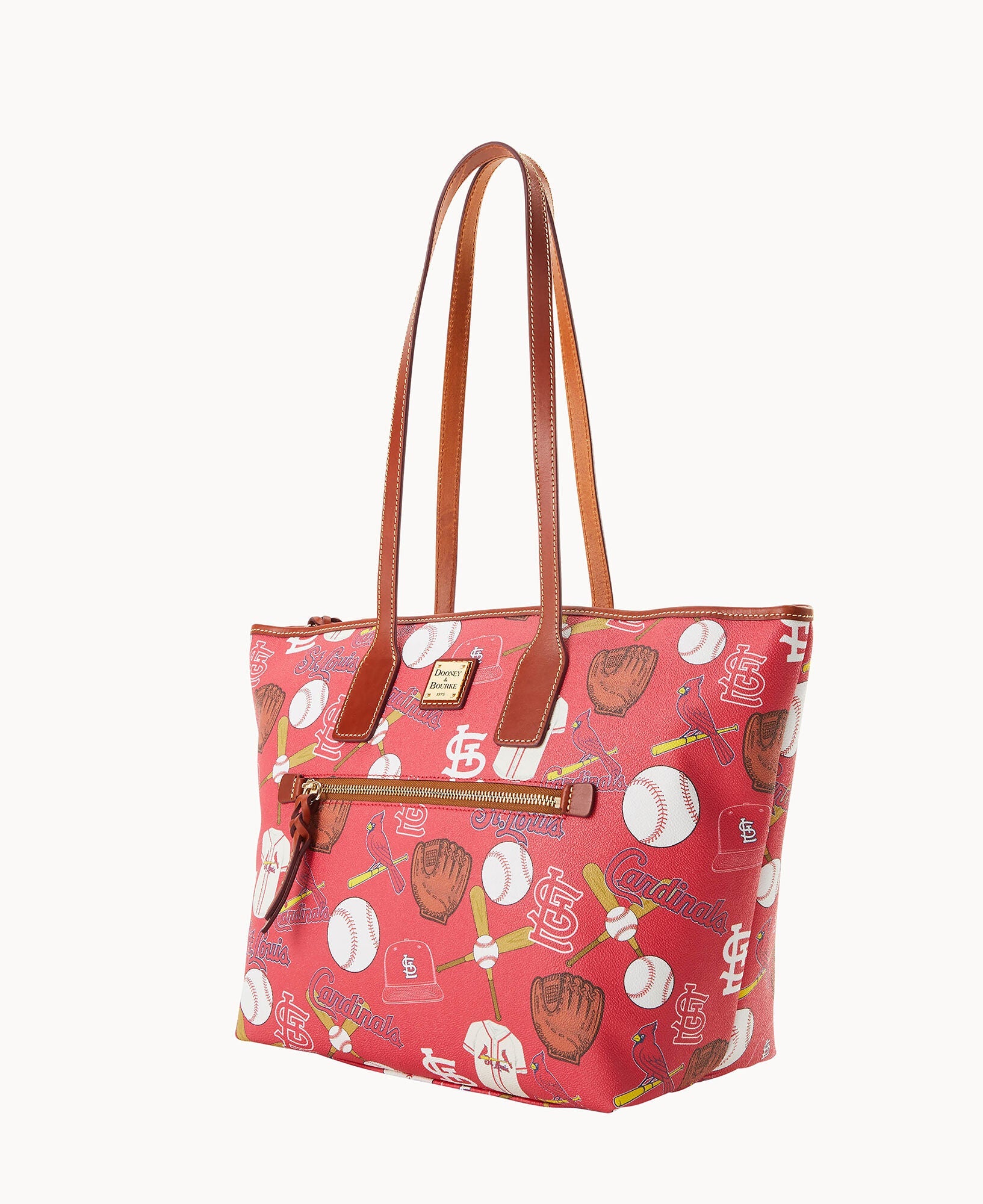 MLB Cardinals Zip Tote