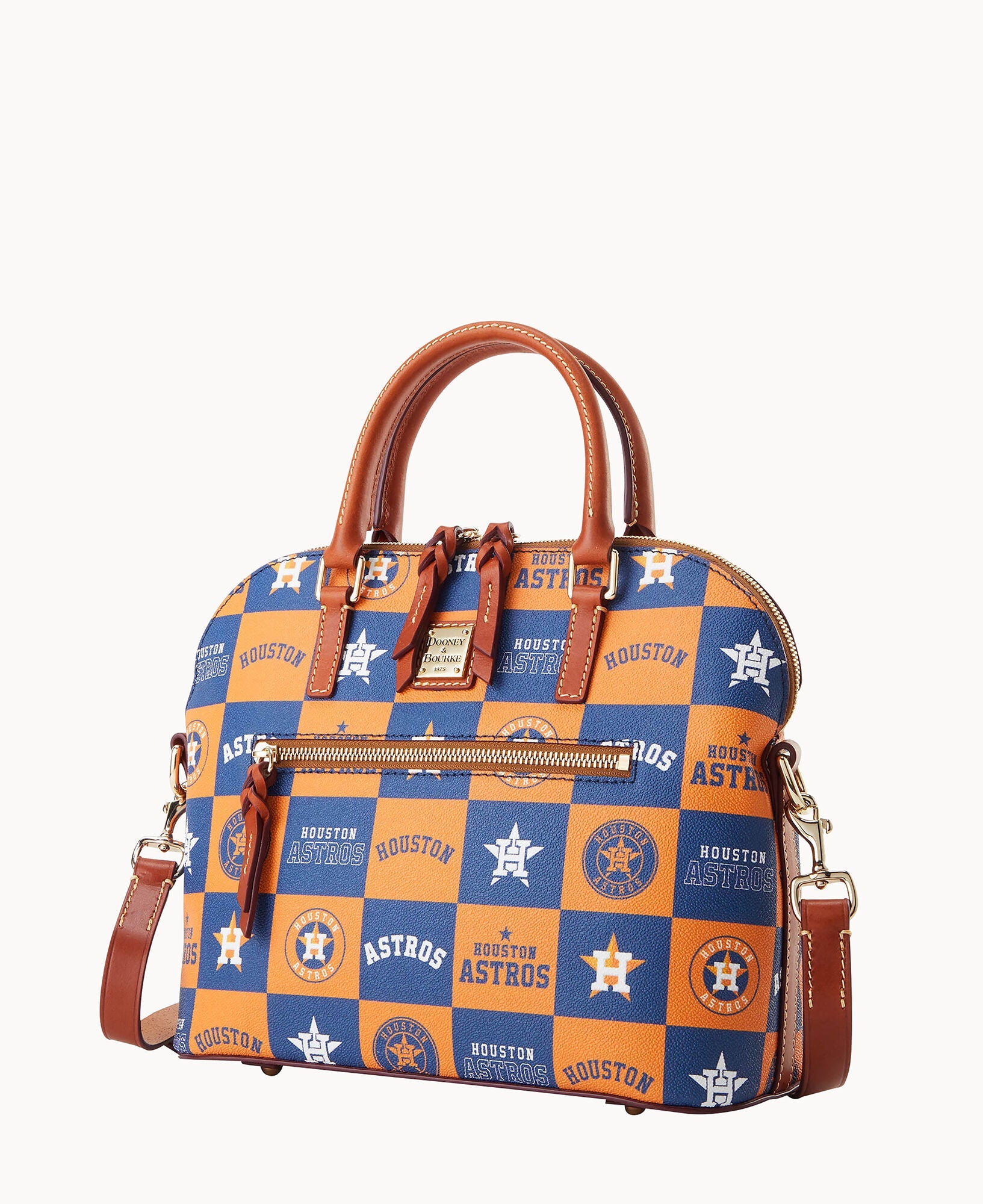 MLB Astros Domed Zip Satchel