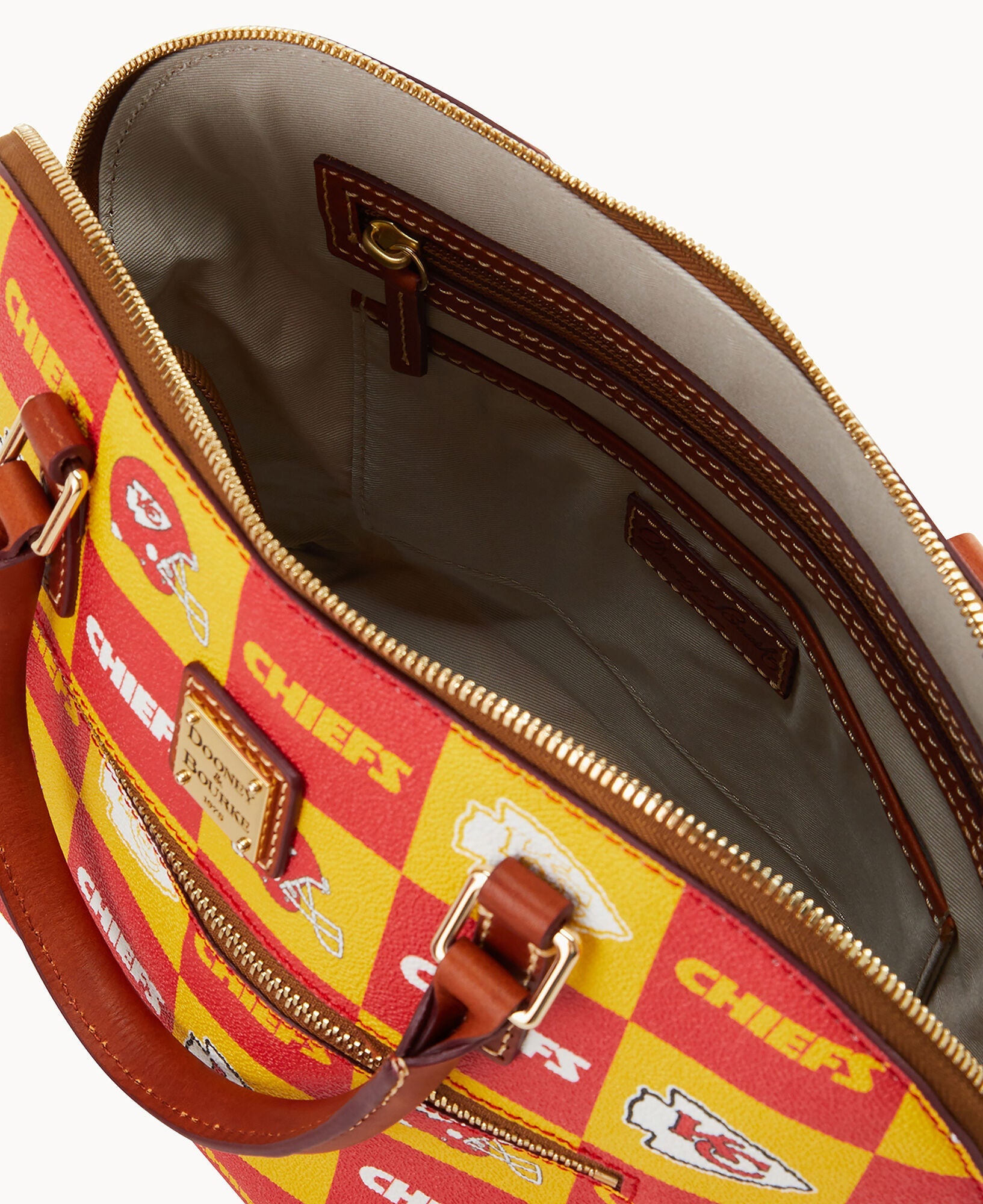 NFL Chiefs Domed Zip Satchel
