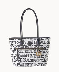 Doodle II Coated Cotton Tote