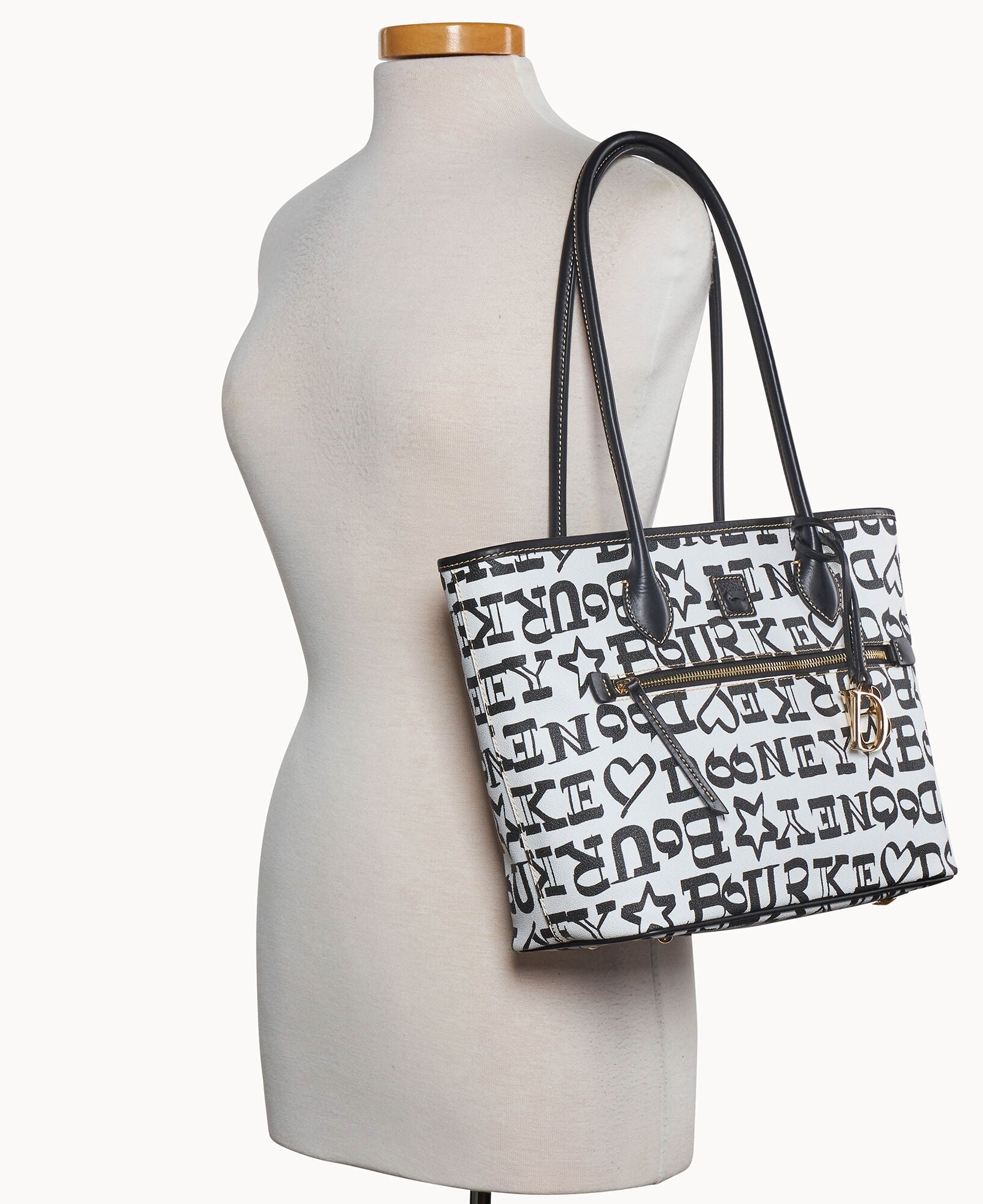 Doodle II Coated Cotton Tote