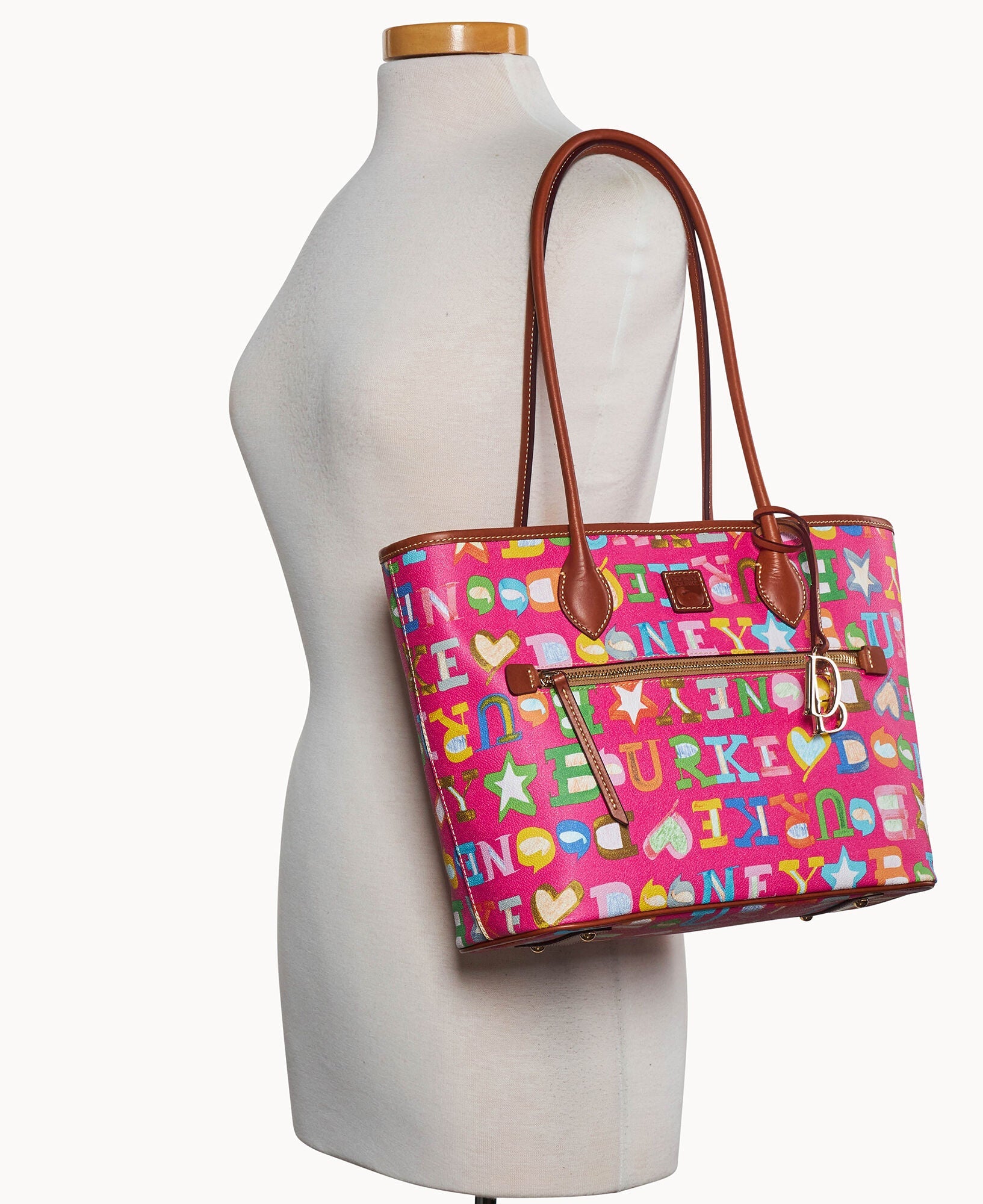 Doodle II Coated Cotton Tote