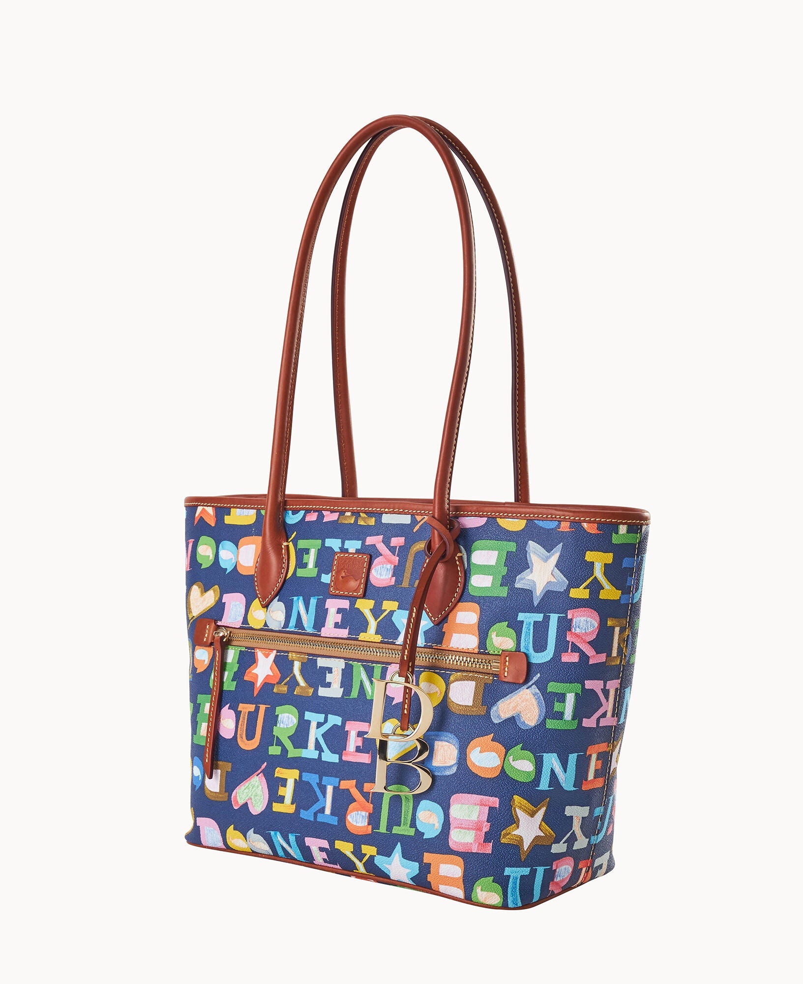 Doodle II Coated Cotton Tote