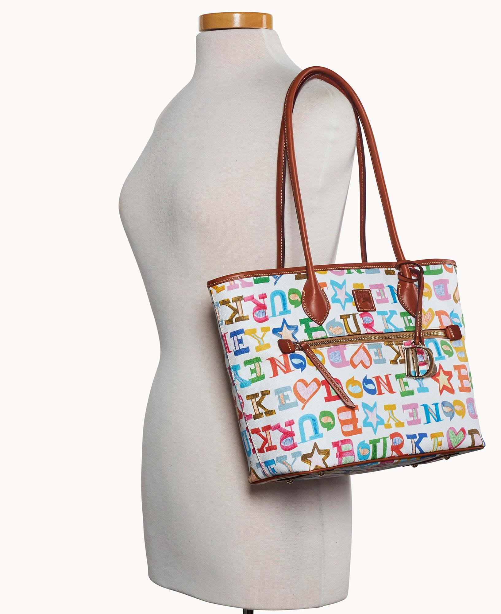 Doodle II Coated Cotton Tote