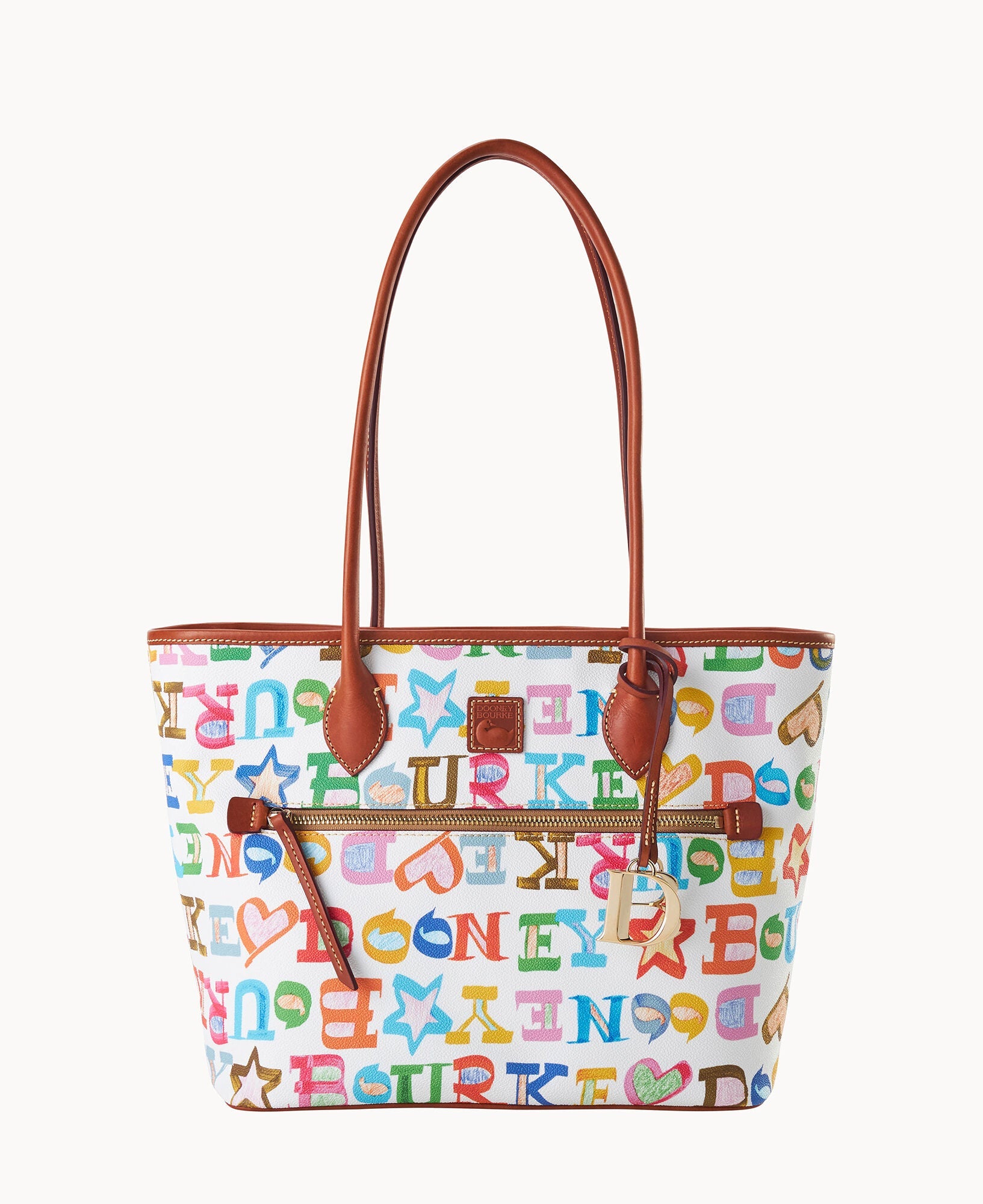 Doodle II Coated Cotton Tote