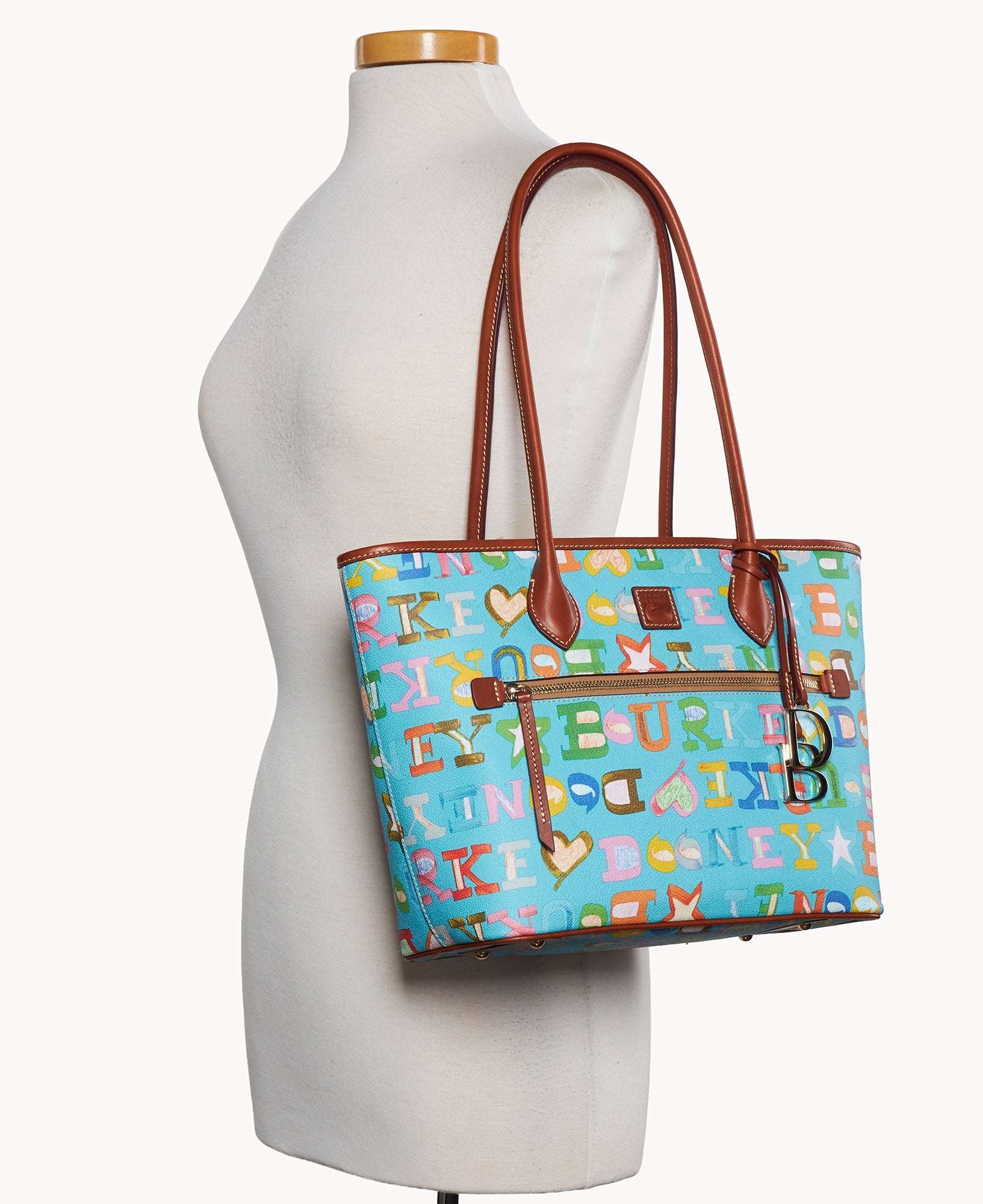 Doodle II Coated Cotton Tote
