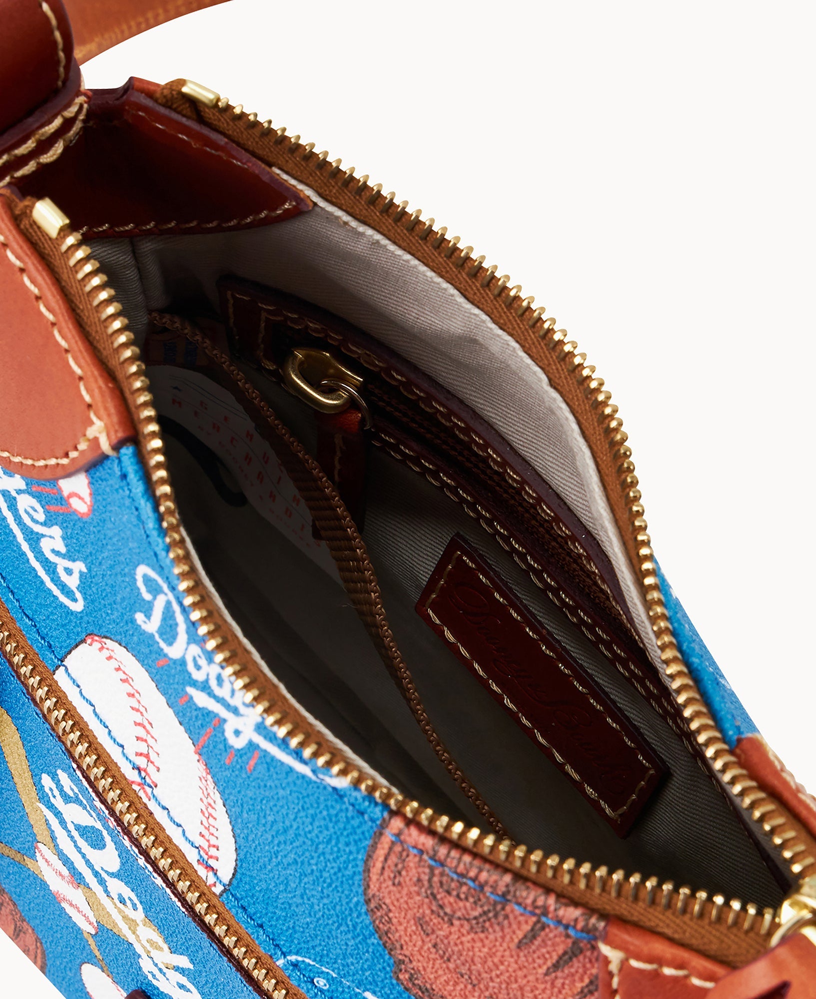 MLB Dodgers Front Zip Crossbody