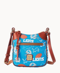 NFL Lions Front Zip Crossbody