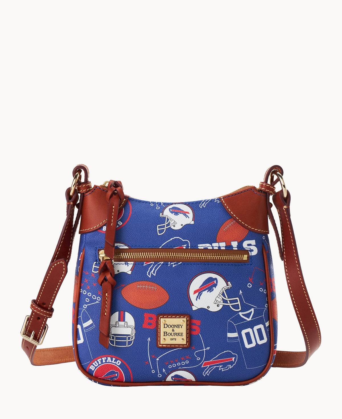 NFL Bills Front Zip Crossbody