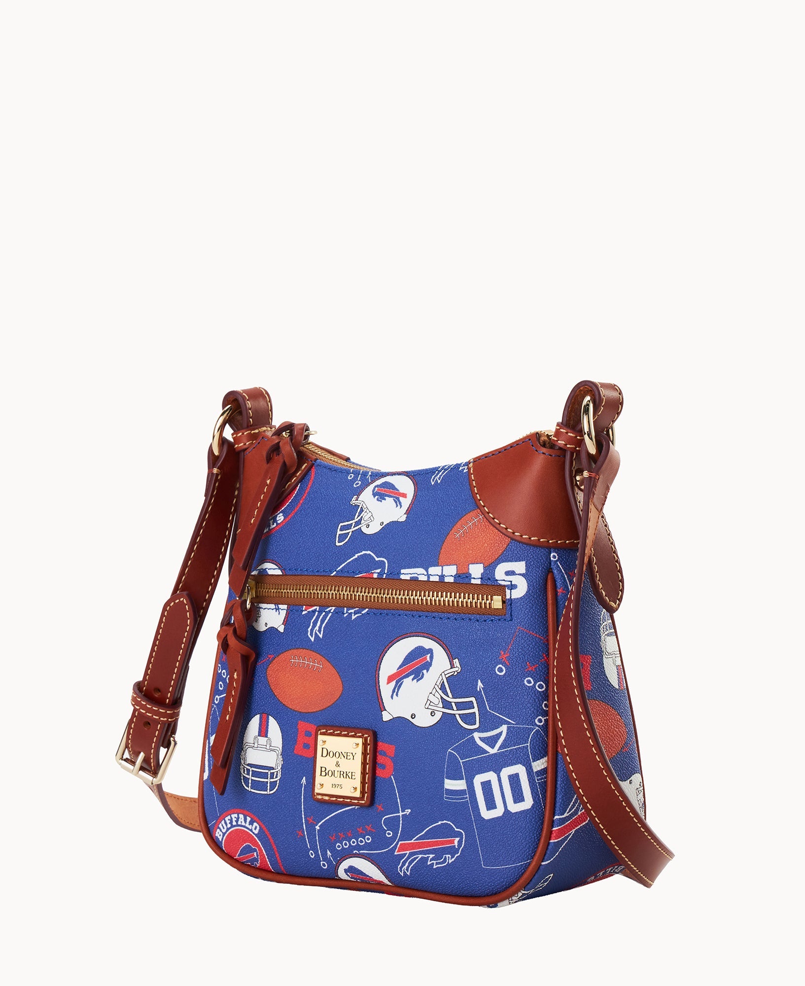 NFL Bills Front Zip Crossbody