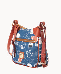 Collegiate Penn State University Front Zip Crossbody