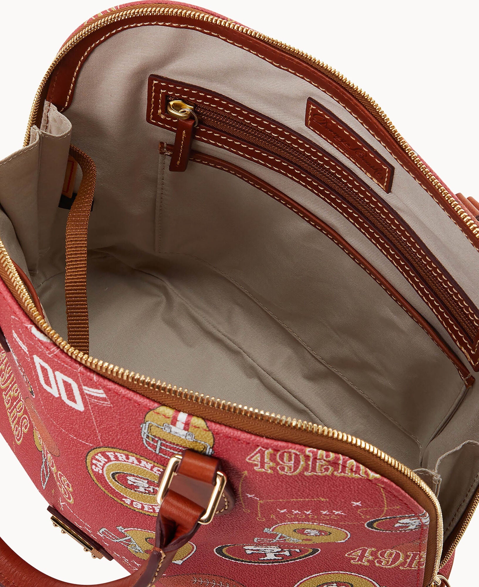 NFL 49ers Zip Zip Satchel