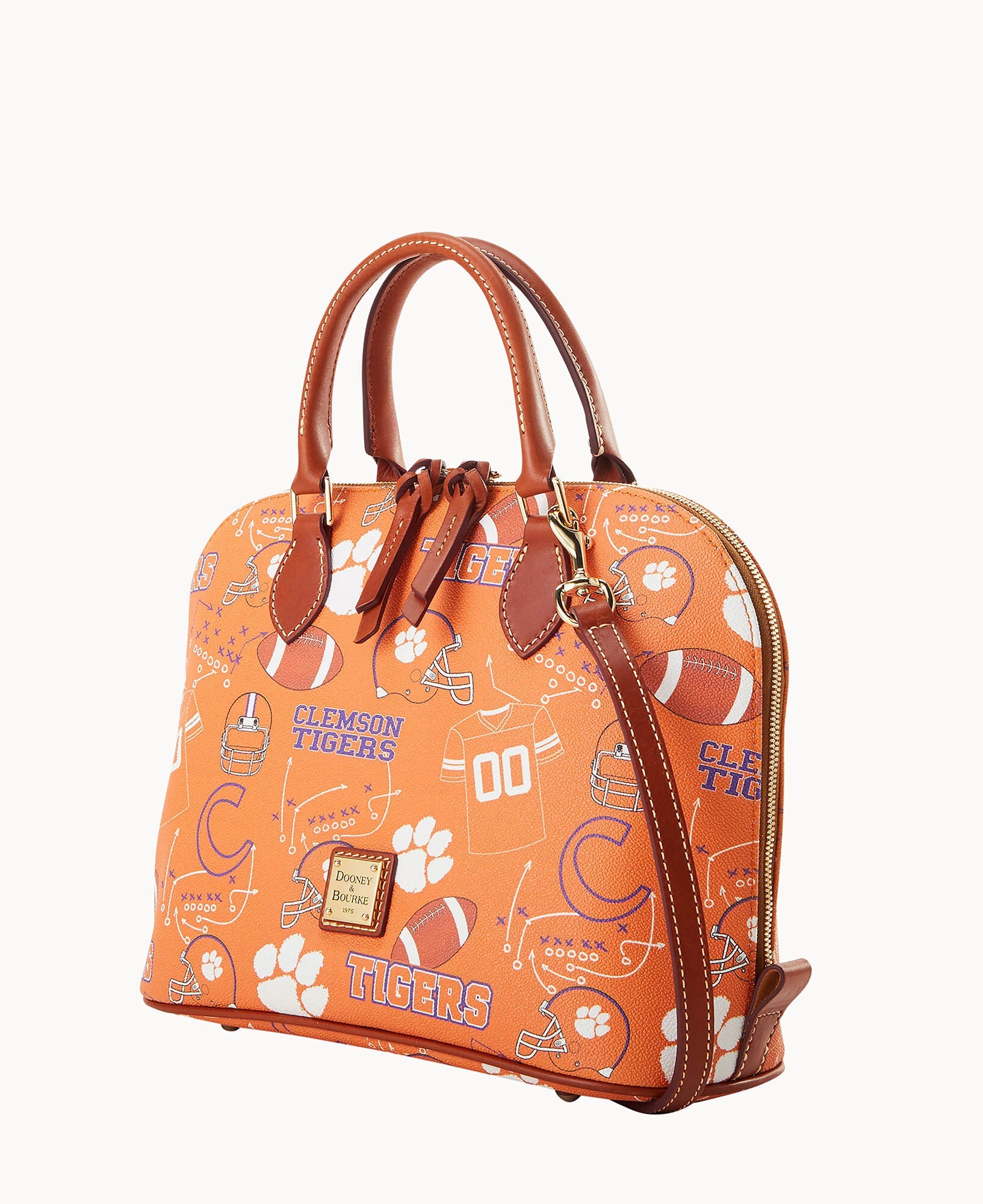 Collegiate Clemson University Zip Zip Satchel