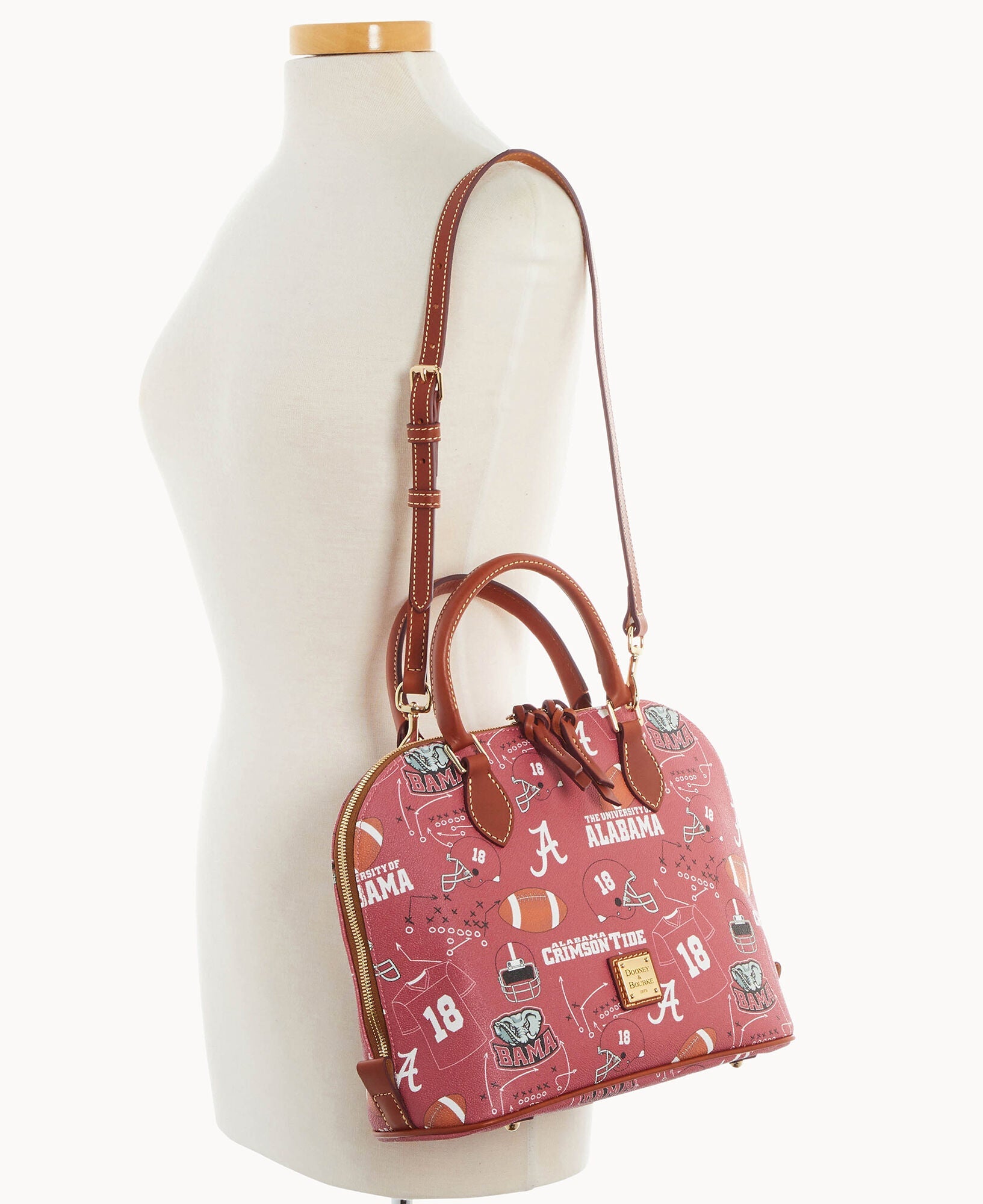 Collegiate University of Alabama Zip Zip Satchel