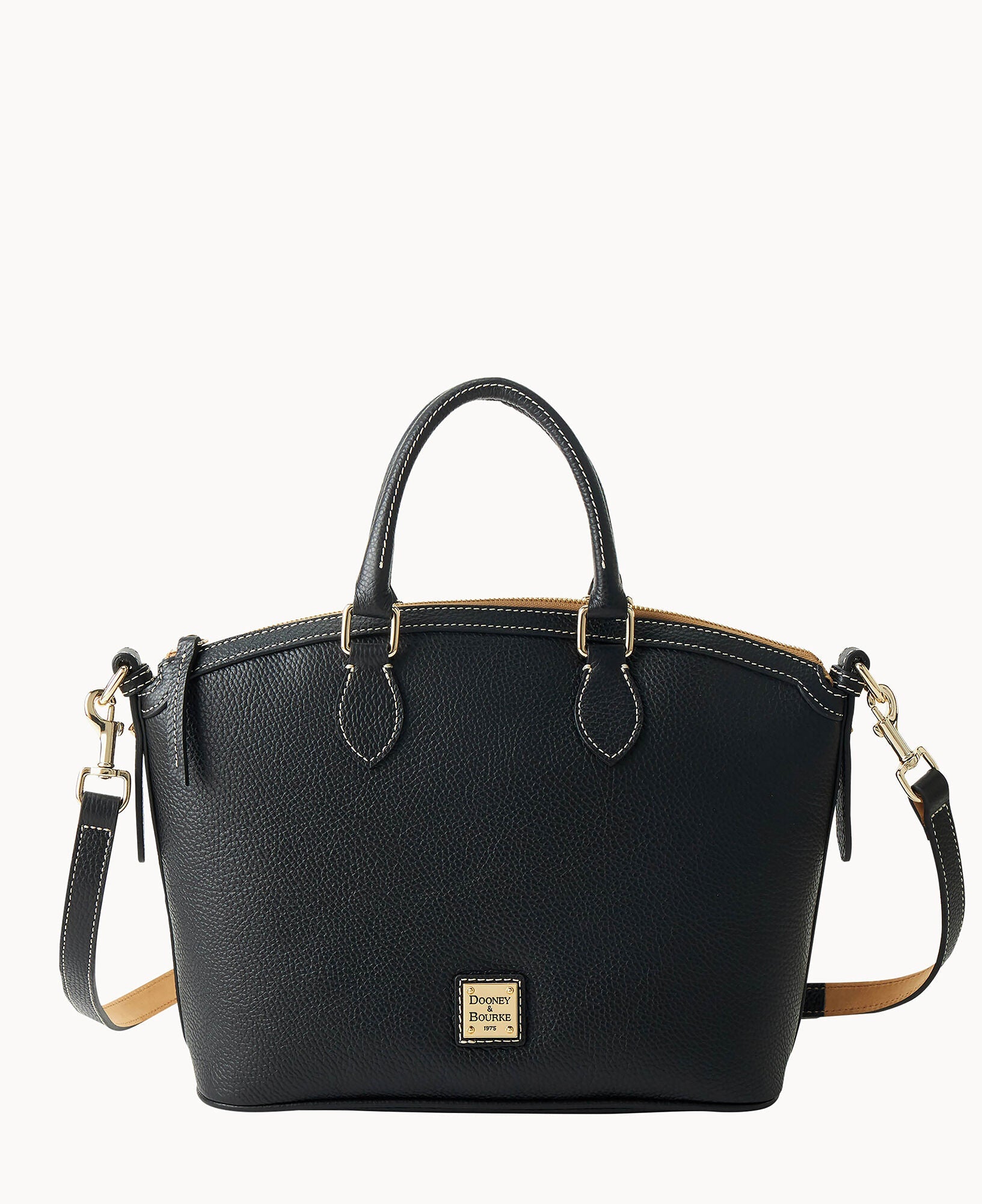Lucca Leather Domed Satchel