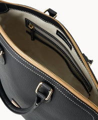 Lucca Leather Domed Satchel