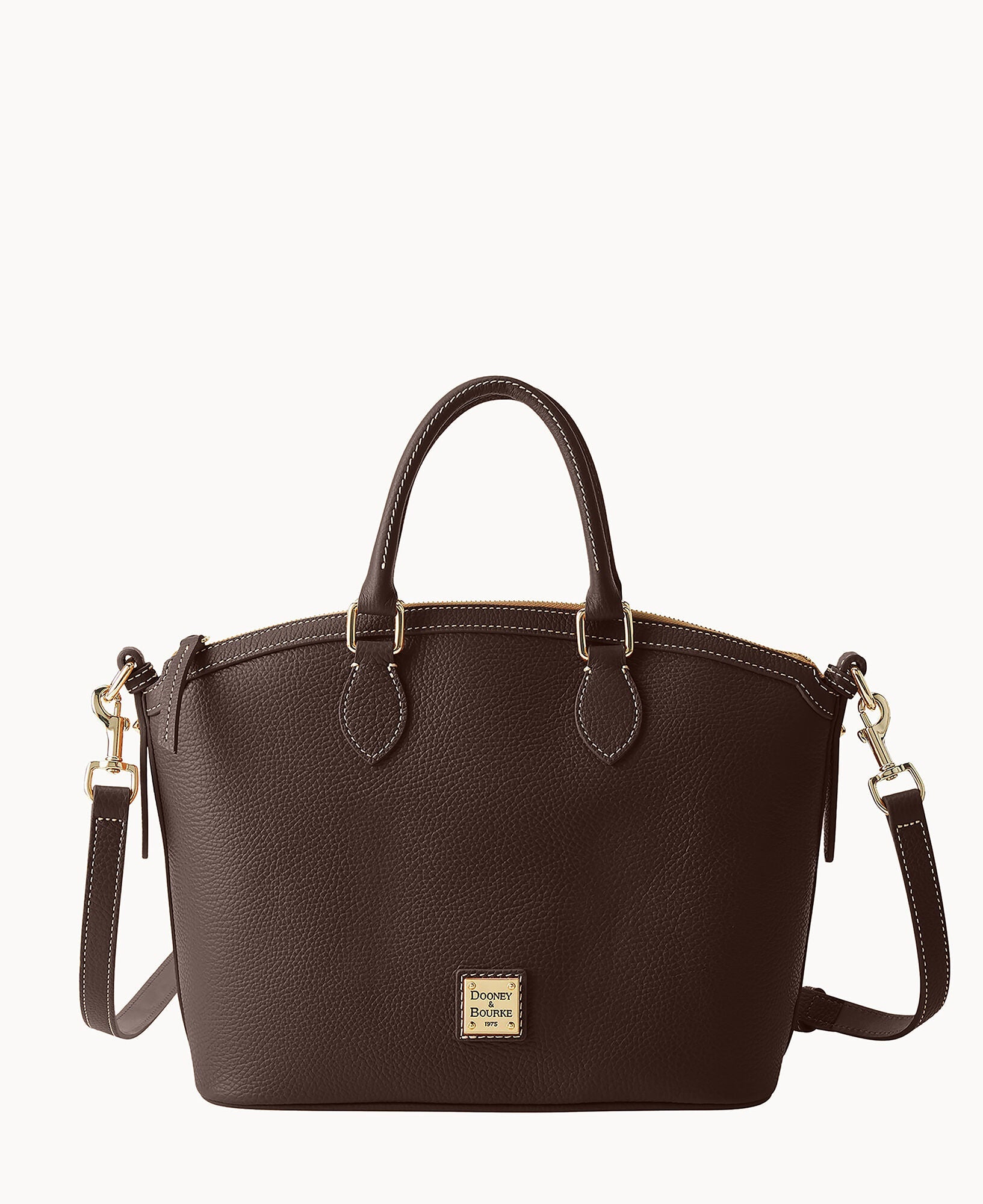 Lucca Leather Domed Satchel