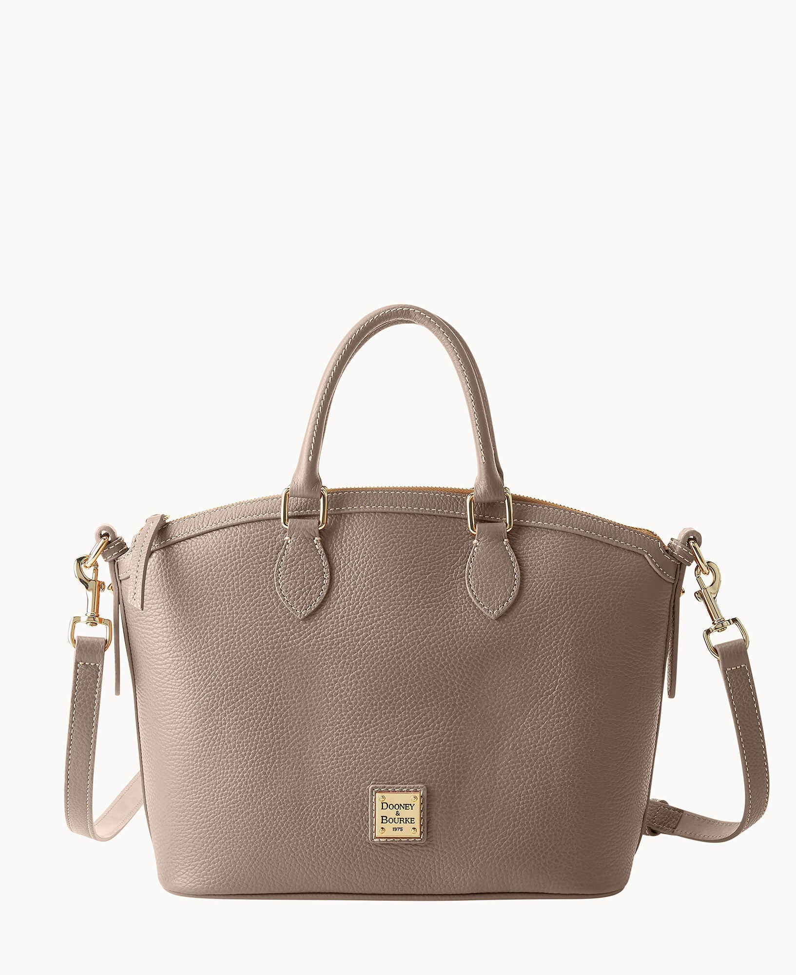 Lucca Leather Domed Satchel