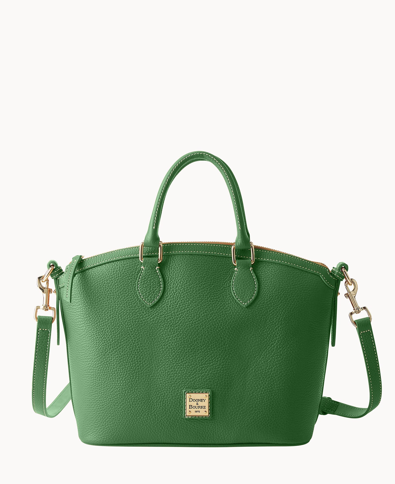 Lucca Leather Domed Satchel
