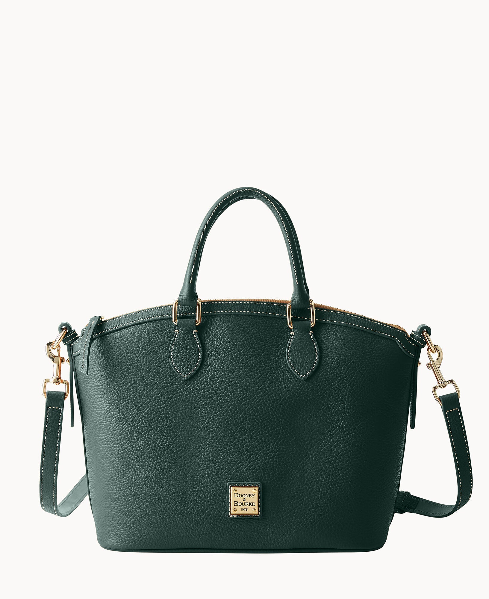 Lucca Leather Domed Satchel