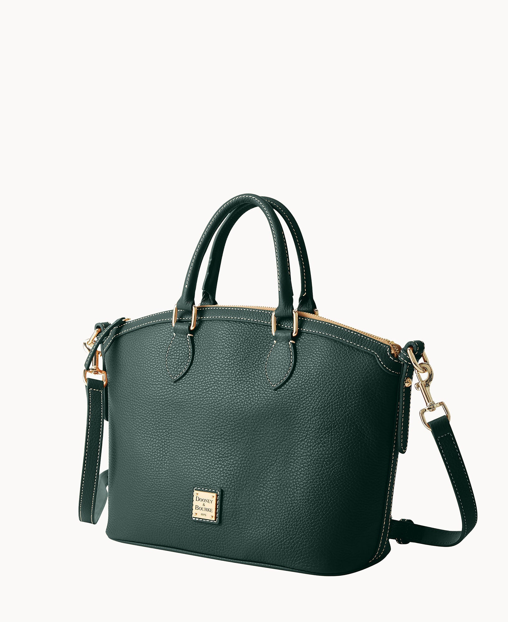 Lucca Leather Domed Satchel
