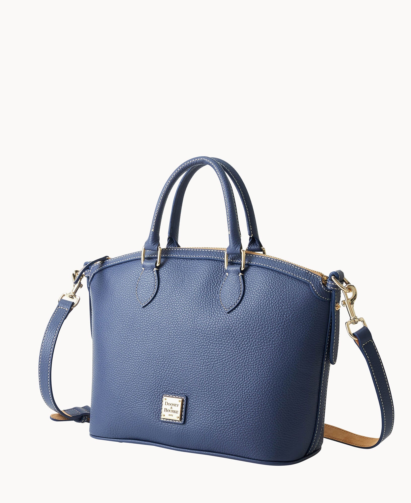 Lucca Leather Domed Satchel