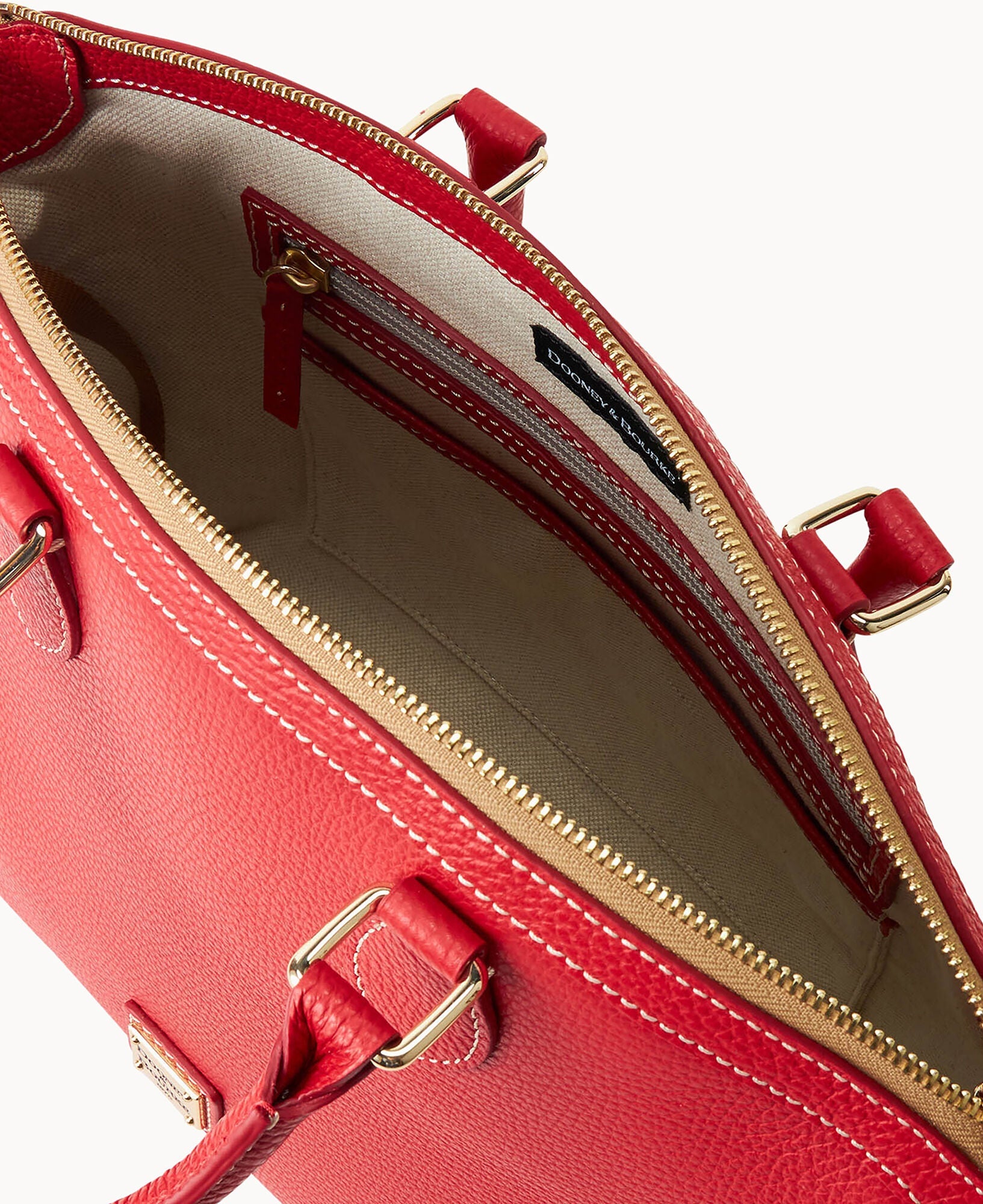 Lucca Leather Domed Satchel