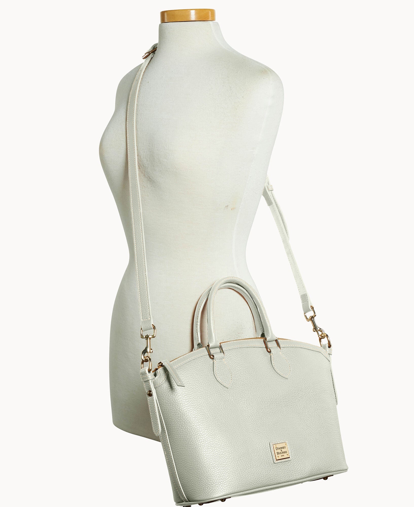 Lucca Leather Domed Satchel