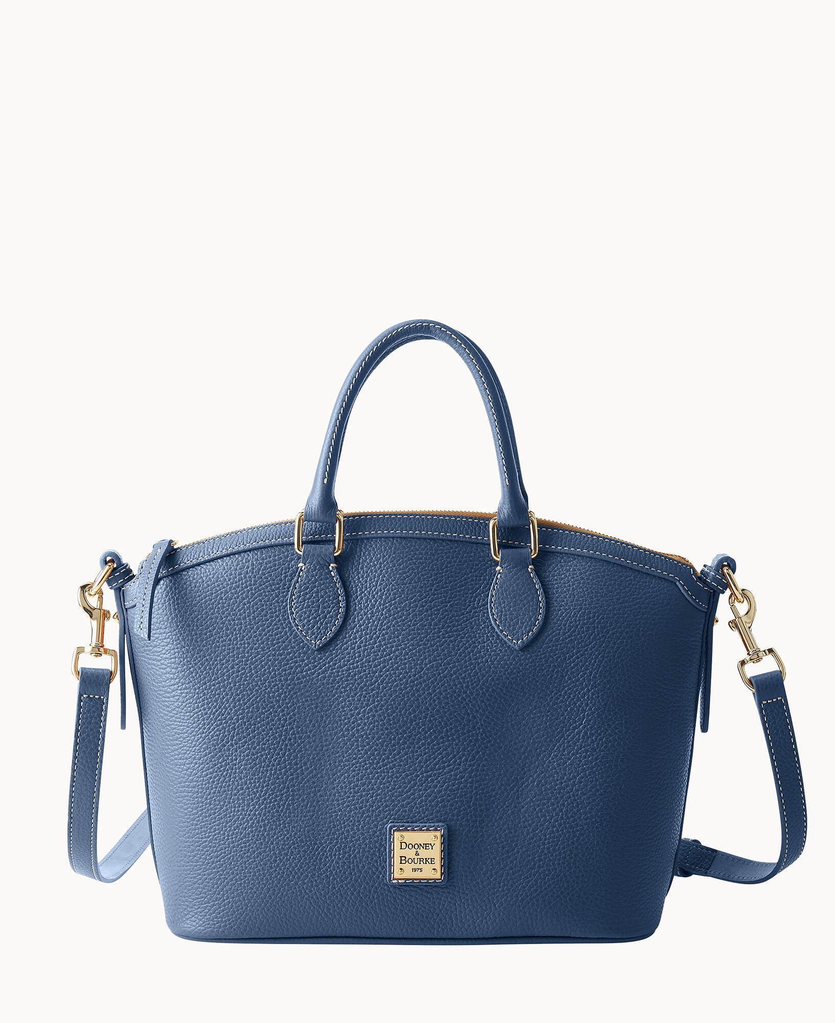 Lucca Leather Domed Satchel