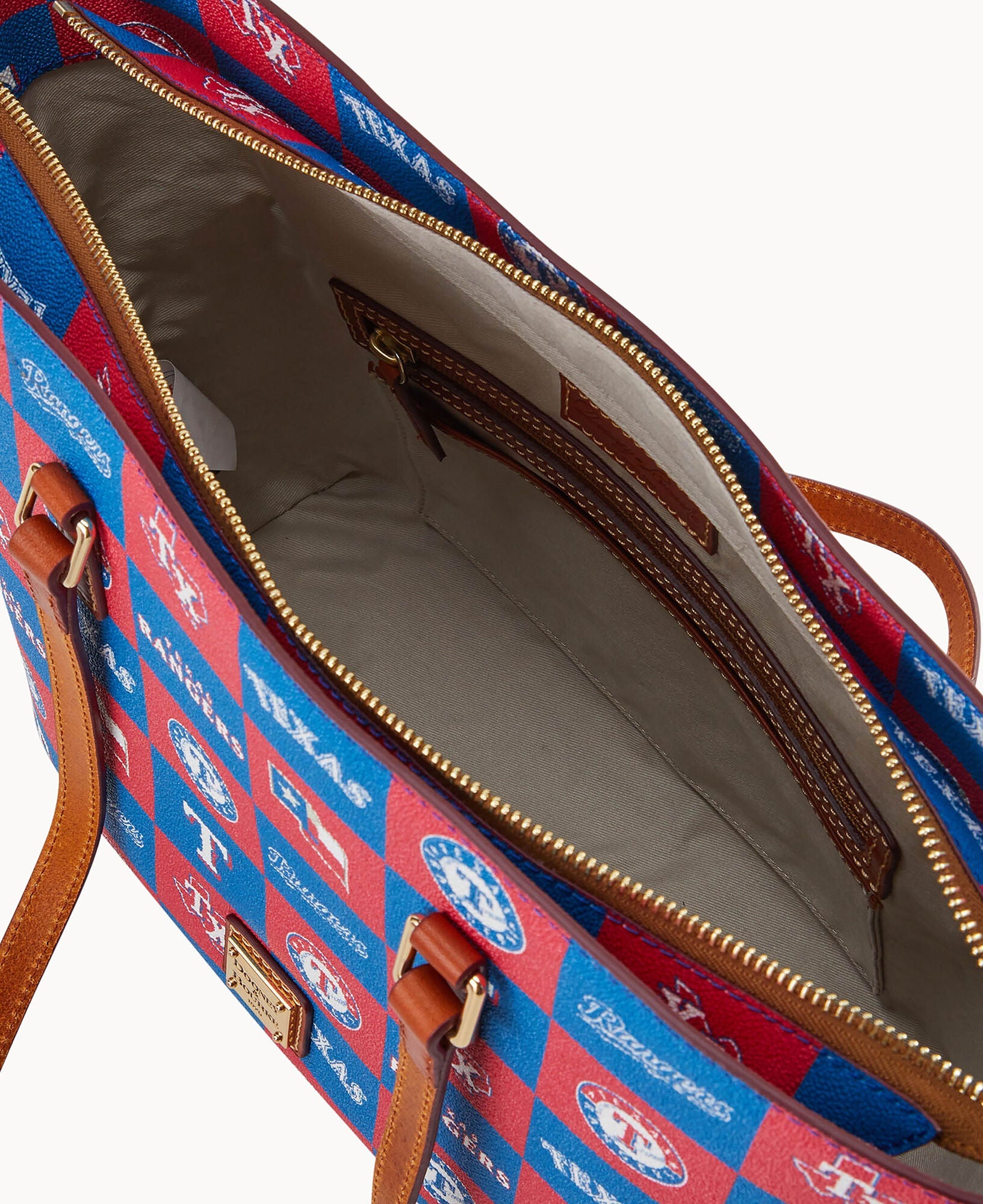 MLB Rangers Zip Tote