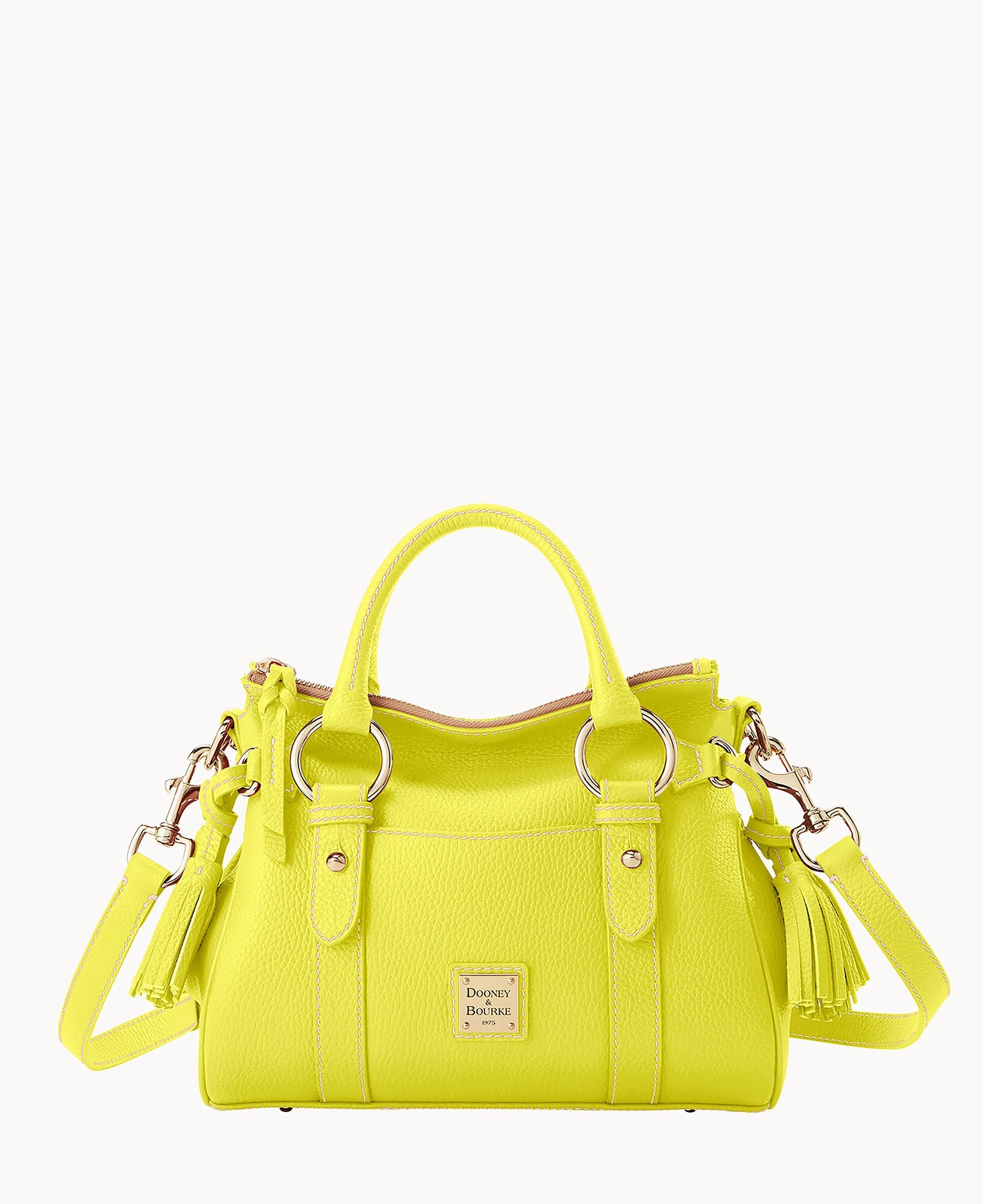 Lucca Leather Satchel With Pocket