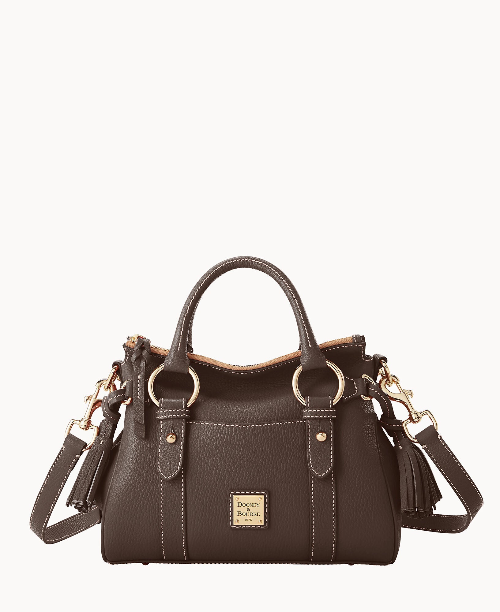 Lucca Leather Satchel With Pocket