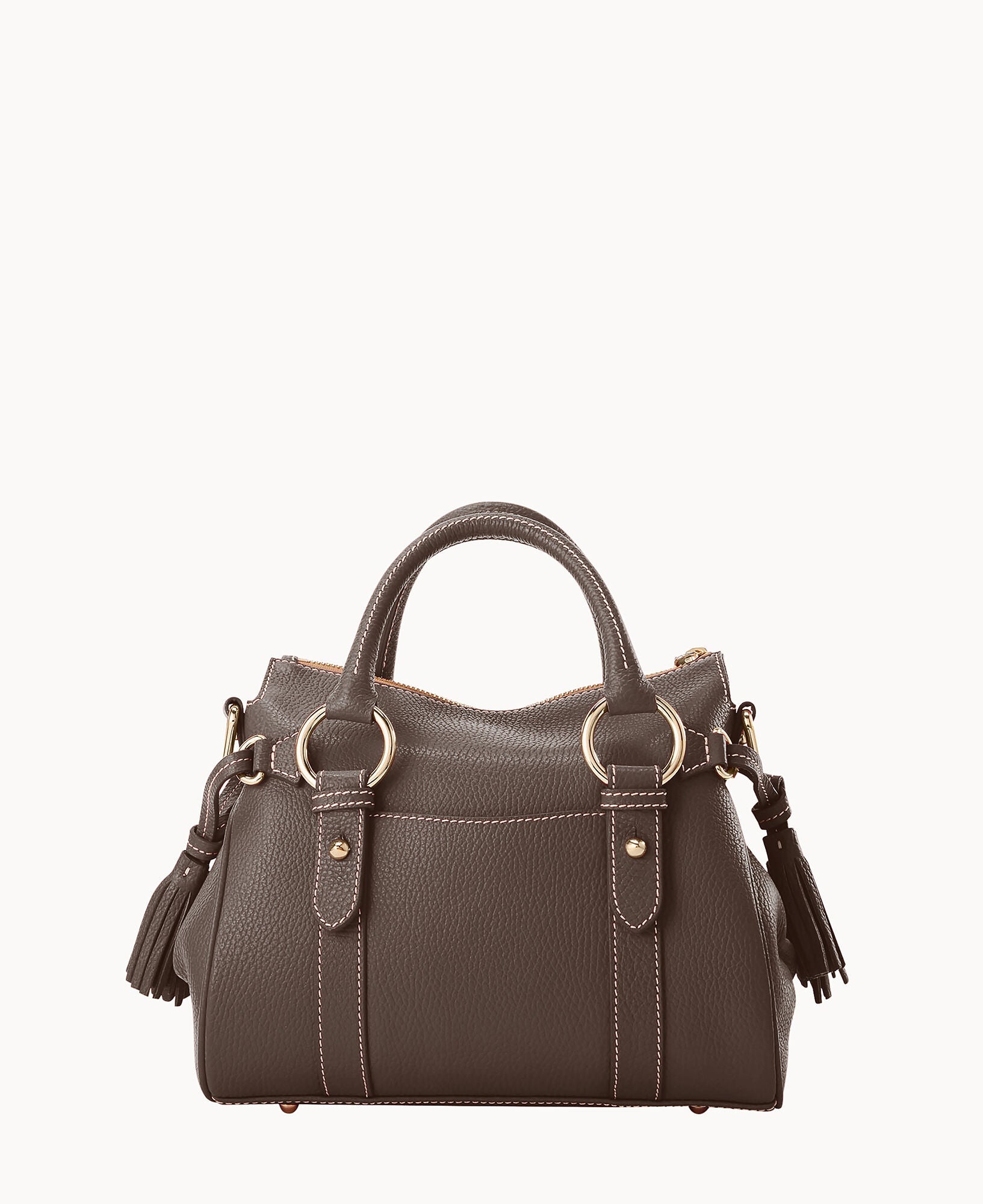 Lucca Leather Satchel With Pocket